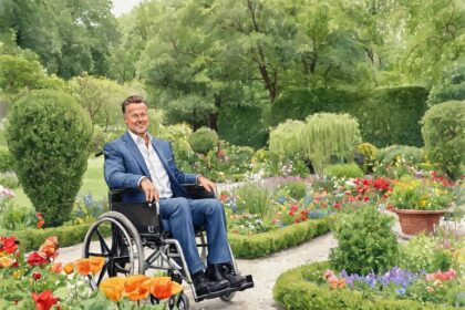 Michael schumacher rollstuhl garten